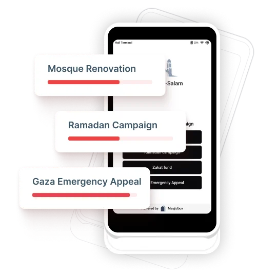 Masjidbox Terminal - Donation Campaigns