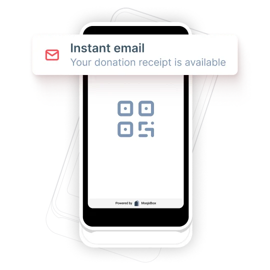 Masjidbox Terminal - Digital email receipts for all countries